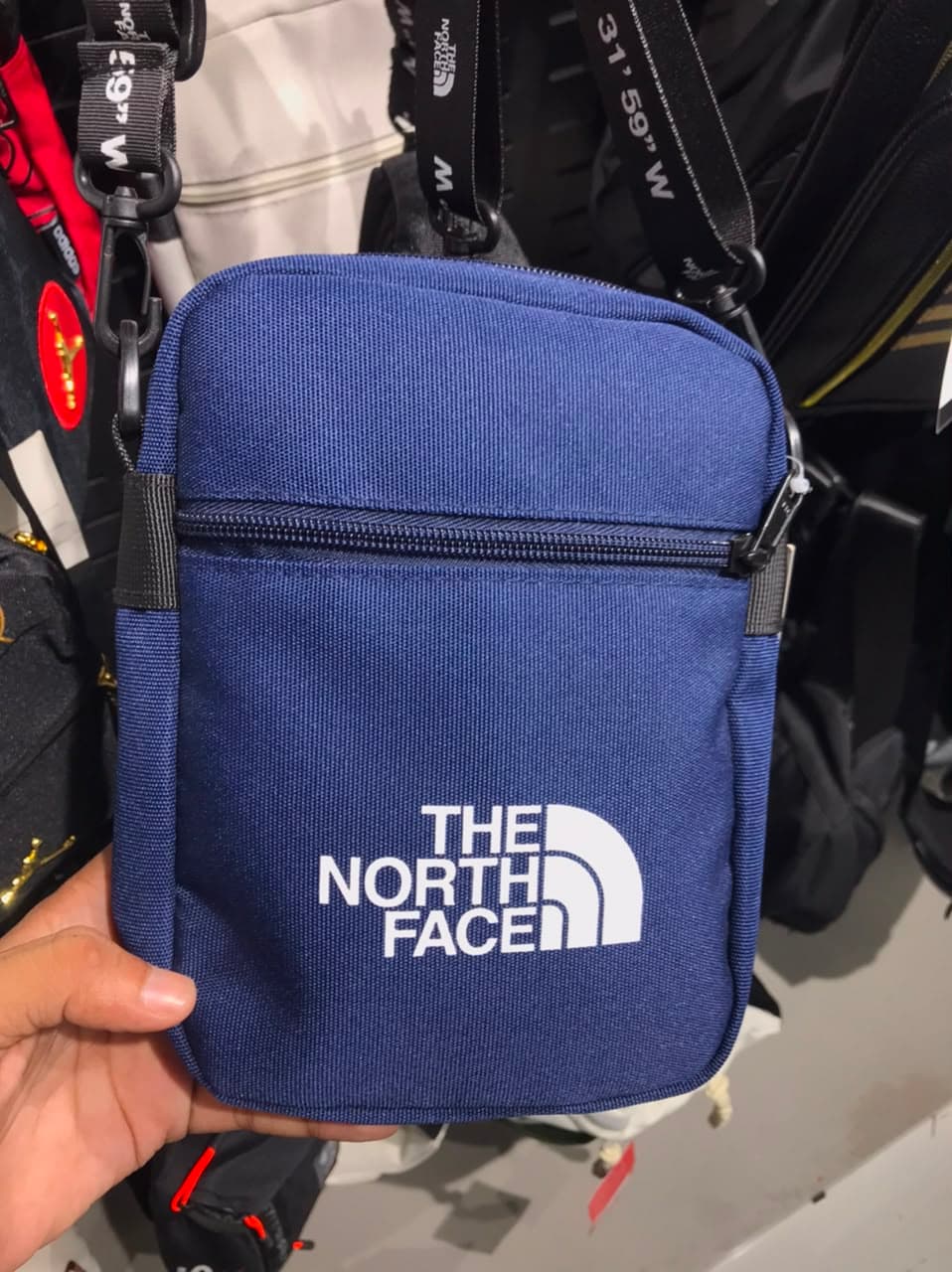 North Face Side Bag Blue