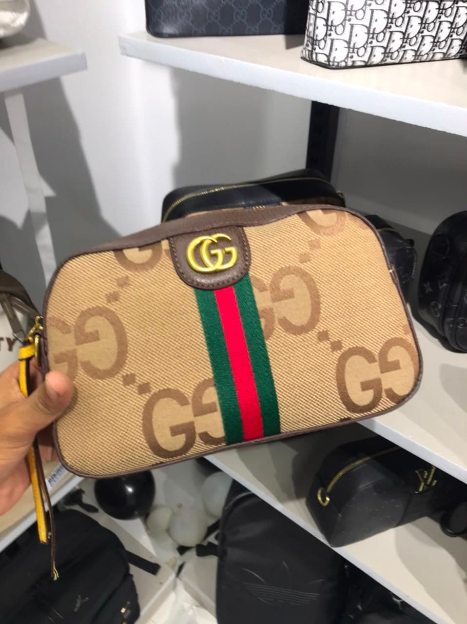 Gucci Side Bag Brown 2 thumbnail 1