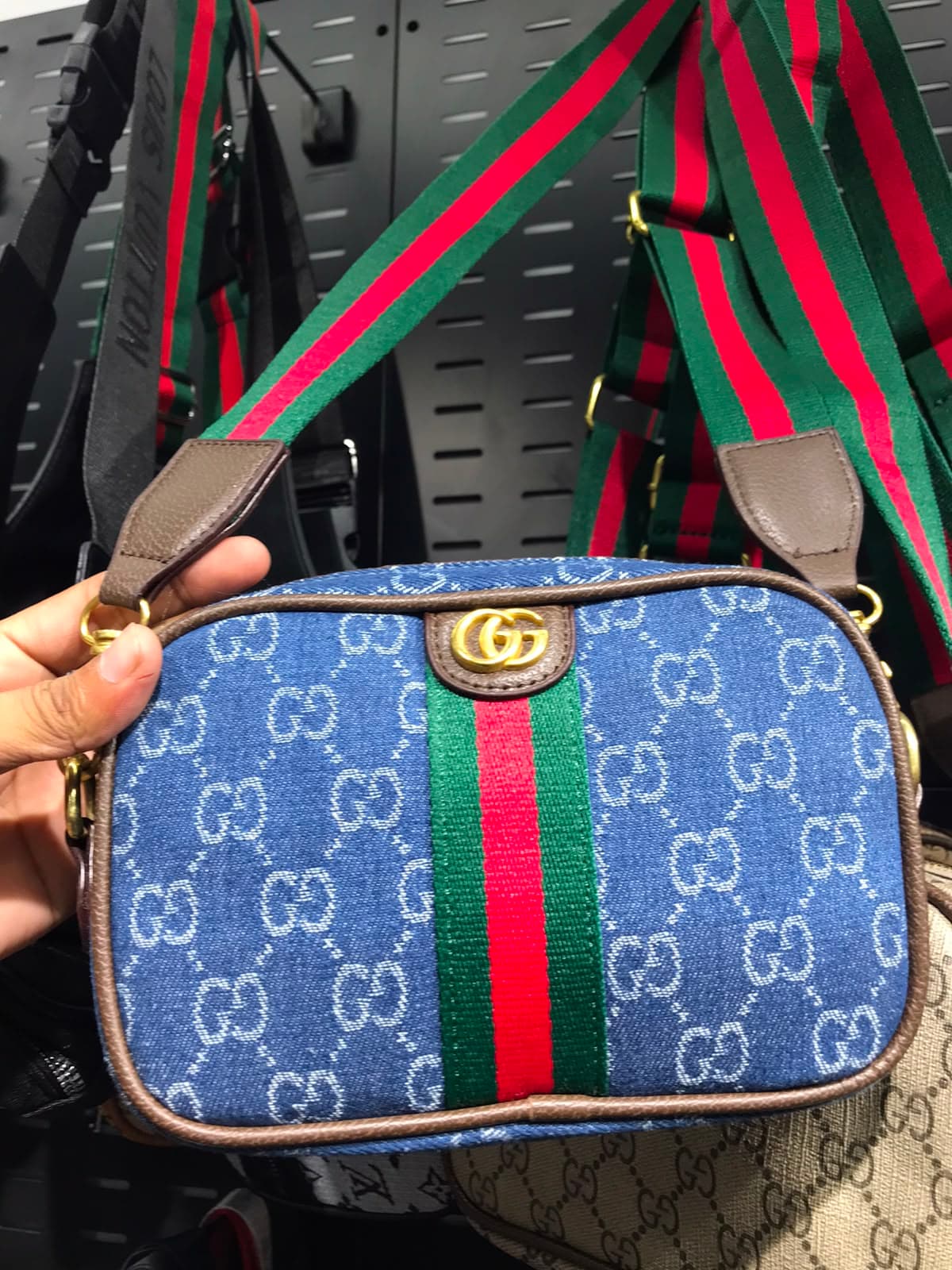 Gucci Side Bag Blue thumbnail 1