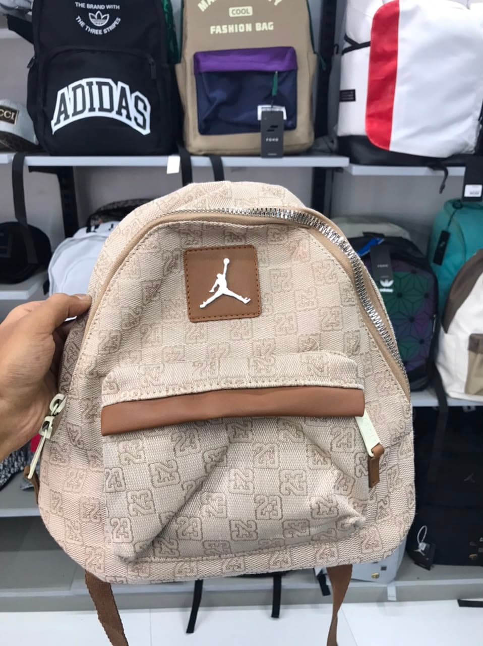 Air Jordan Ladies Bag Cream