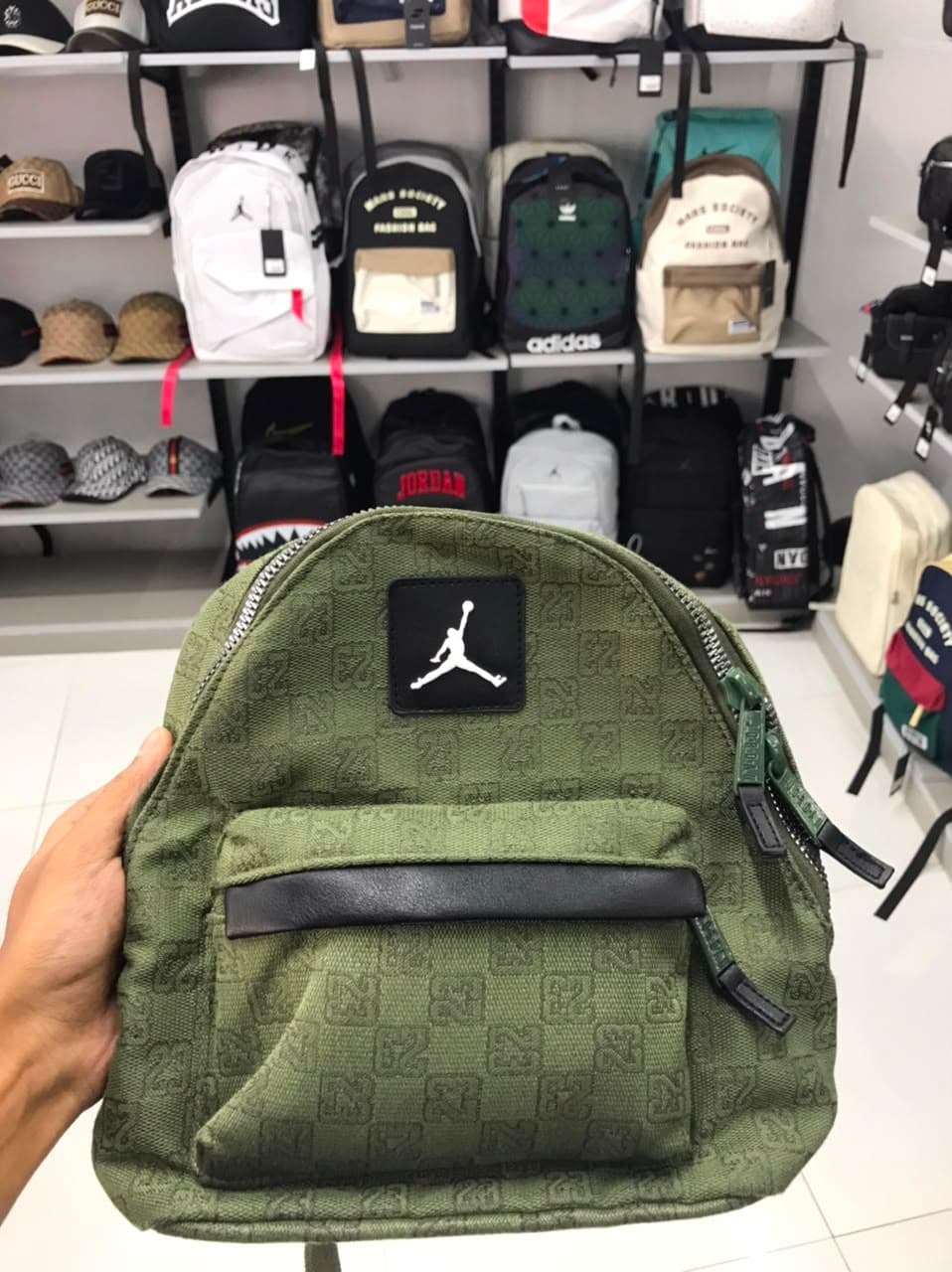 Air Jordan Ladies Bag Olive
