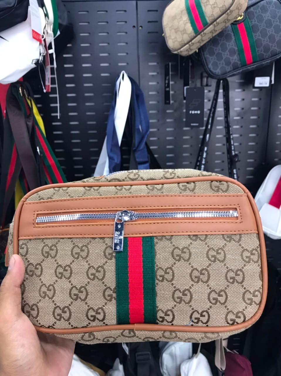 Gucci Side Bag Brown 4 thumbnail 1