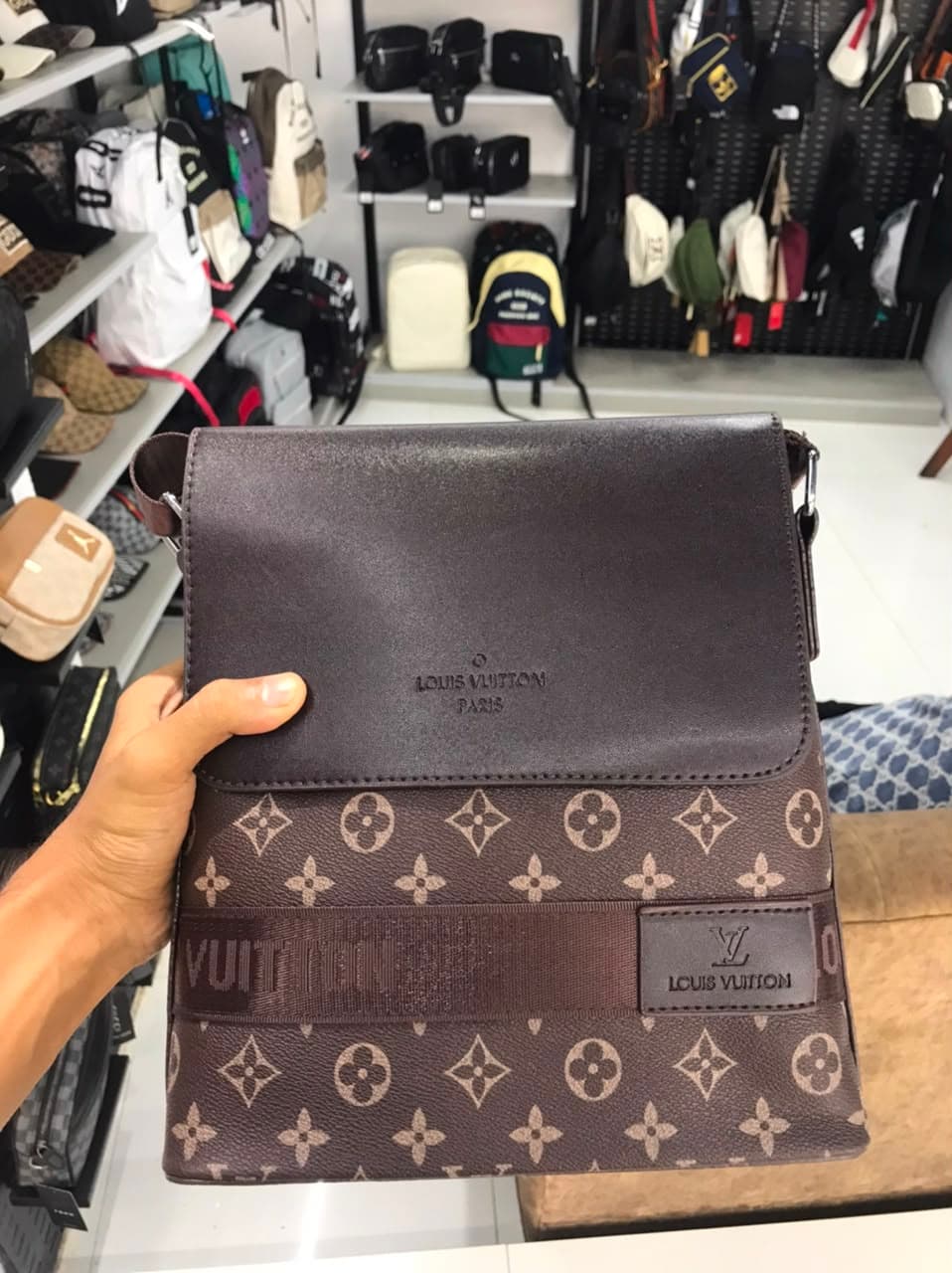 LV Side Bag Coffee