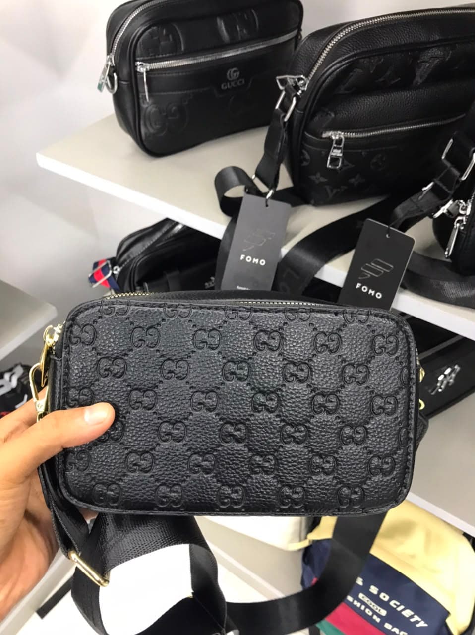 Gucci Side Bag Black 5 thumbnail 1