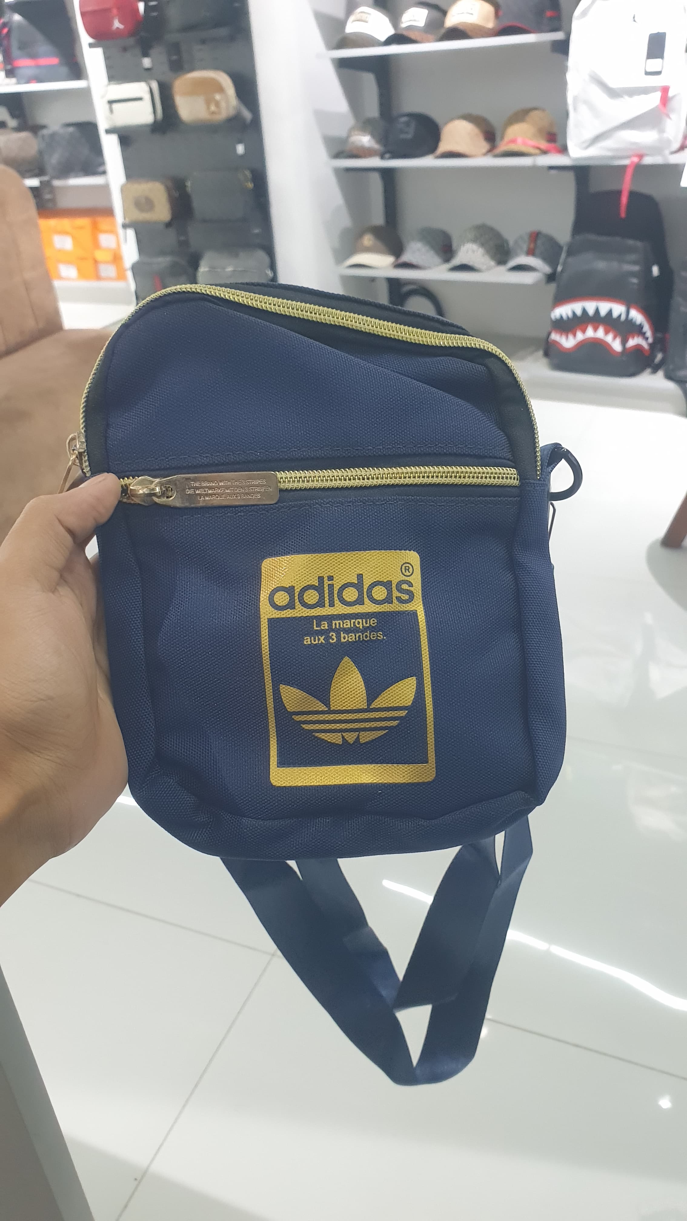 Adidas Side Bag Blue thumbnail 1